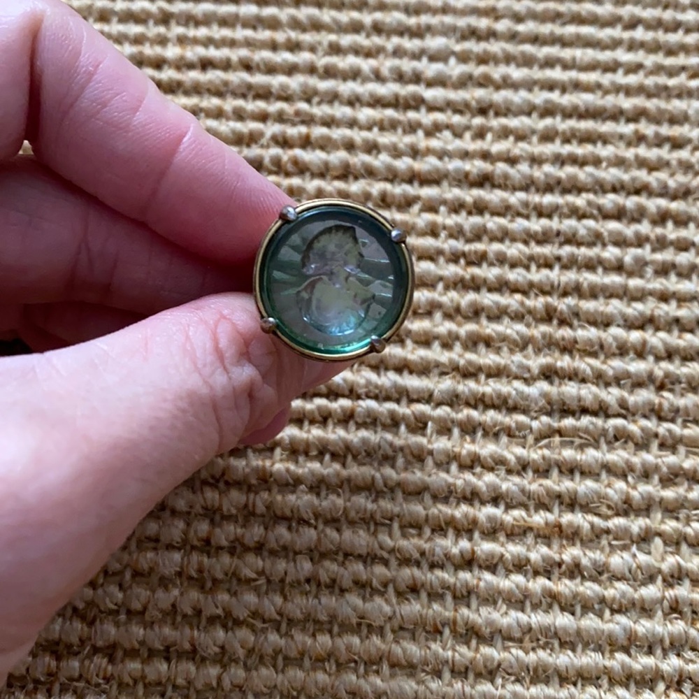 J.Crew Green Cocktail Ring